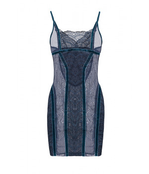 SLIPDRESS LE JOURNAL INTIME "JOSEPHINE" (GRAY-BLUE) SLIPDRESS LE JOURNAL INTIME "JOSEPHINE" (GRAY-BLUE)